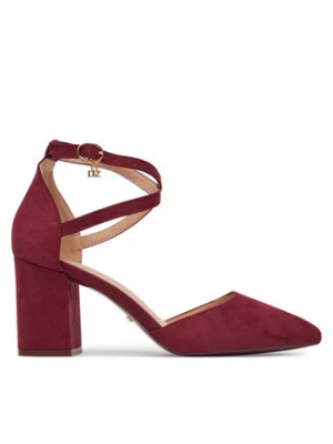 DeeZee Czółenka DZ0068 Bordowy