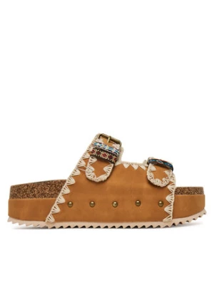 DeeZee Klapki LB-P1684 Brązowy