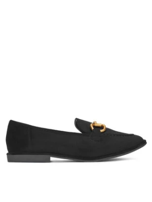DeeZee Loafersy 1-141-1 Czarny