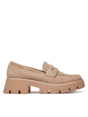 DeeZee Loafersy 8-124-1 Beżowy