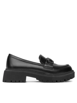 DeeZee Loafersy BBT-22663-10 Czarny