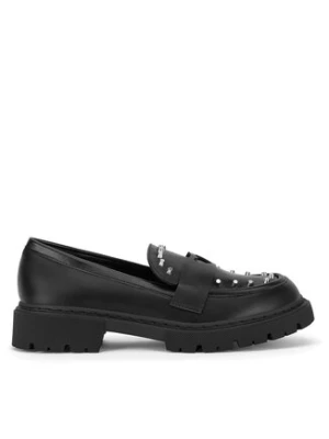 DeeZee Loafersy CS6320-02 Czarny