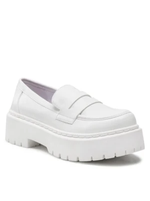 DeeZee Loafersy H13123D-3 Biały