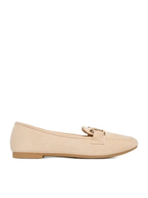 DeeZee Loafersy LE601-42 Beżowy