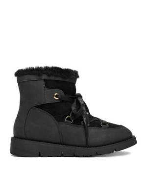 DeeZee Śniegowce 17125-1-BLACK PU Czarny