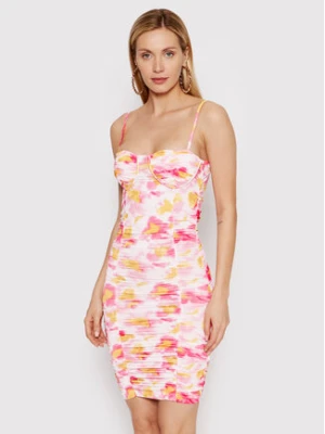 DeeZee Sukienka koktajlowa Sally ILF002 Kolorowy Slim Fit
