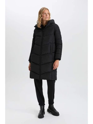 DeFacto Płaszcz zimowy w kolorze czarnym rozmiar: XS