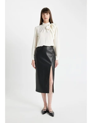 DeFacto Spódnica w kolorze czarnym ze skóry syntetycznej rozmiar: 38