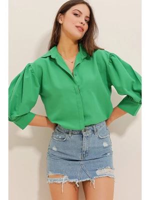 Defile Bluzka w kolorze zielonym rozmiar: XL