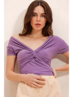 Defile Koszulka w kolorze fioletowym rozmiar: L