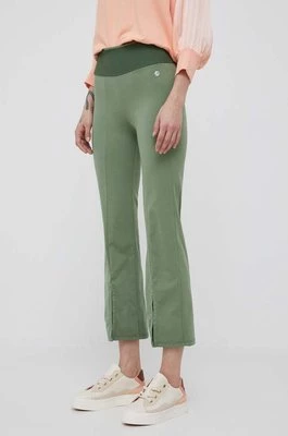 Deha spodnie damskie kolor zielony