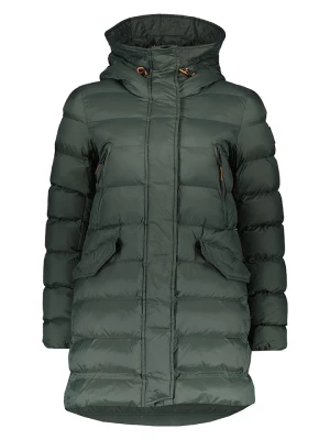 DEKKER Płaszcz pikowany w kolorze ciemnozielonym rozmiar: 42
