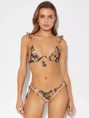 Del Maar Wzorzysty top od bikini