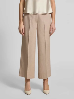 Delikatnie fakturowane spodnie z kantami MORE & MORE