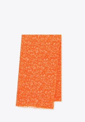 Delikatny szal damski pomarańczowy Wittchen