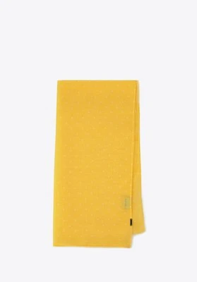 Delikatny szal w groszki cytrynowy Wittchen