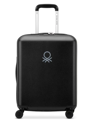 Delsey x Benetton Walizka "Ucb Hardside" w kolorze czarnym - 40 x 55 x 20 cm rozmiar: onesize