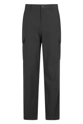 Delta — męskie streczowe spodnie cargo — krótkie - Black Mountain Warehouse