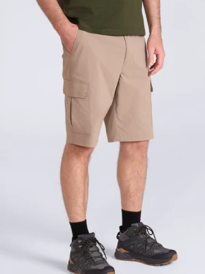 Delta — męskie streczowe szorty cargo - Beige Mountain Warehouse
