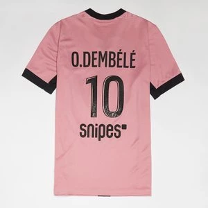 Dembélé / No. 10 / PSG Jordan Kids Third Stadium 2024/25 , markiJordan, Jerseys, w kolorze różowy, rozmiar: