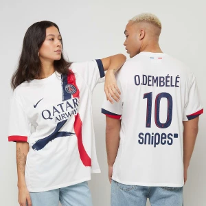 Nike Dembélé / No. 10 PSG Away Stadium 2024/25  uniseks Komplety dresowe biały rozmiar Odzież