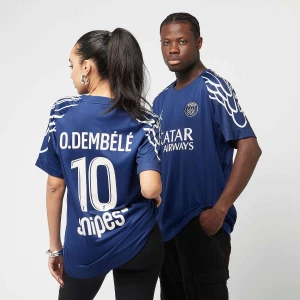 Jordan Dembélé / No. 10 PSG Nike Stadium Fourth 2024/25 uniseks Komplety dresowe niebieski rozmiar Odzież