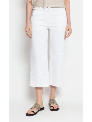 Deni Cler Spodnie w kolorze białym rozmiar: 36