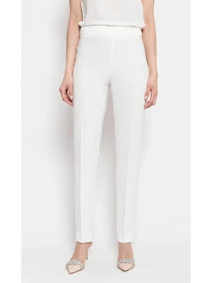 Deni Cler Spodnie w kolorze białym rozmiar: 36