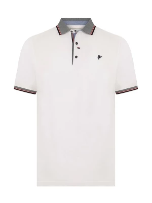 Denim Culture Koszulka polo w kolorze białym rozmiar: XL