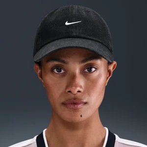Denimowa czapka o nieusztywnianej konstrukcji Nike Club - Czerń