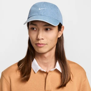 Denimowa czapka o nieusztywnianej konstrukcji Nike Club - Niebieski