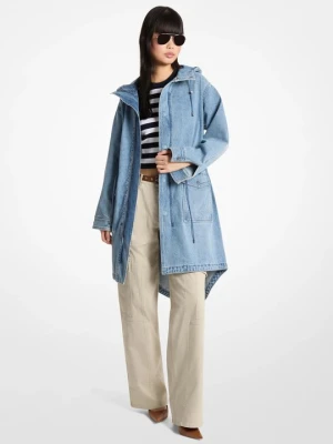 Denimowa parka z kapturem Michael Kors