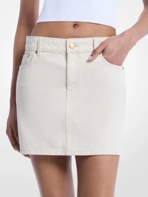 Denimowa spódnica mini Michael Kors NATRINSWSH (Naturalny)