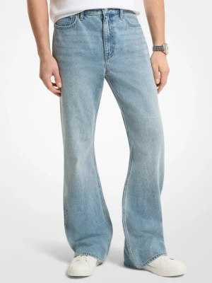 Denimowe jeansy o kroju bootcut Michael Kors [3706] (Niebieski)