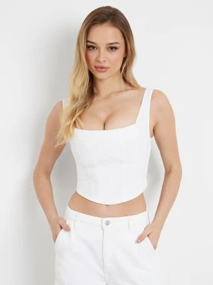 Denimowy Top Bustier Guess