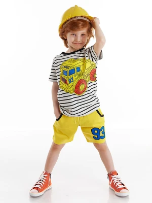 Denokids 2-częściowy zestaw "93 Truck" w kolorze biało-żółtym rozmiar: 104