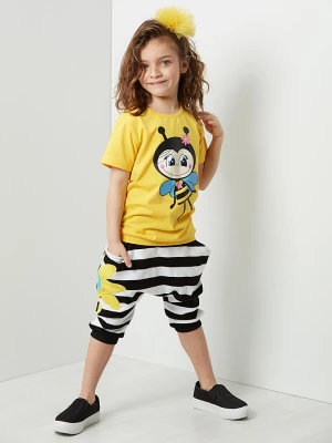 Denokids 2-częściowy zestaw "Bee Maya" w kolorze żółto-czarno-białym rozmiar: 110
