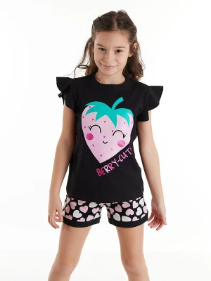Denokids 2-częściowy zestaw "Berry Cute" w kolorze czarno-jasnoróżowym rozmiar: 134