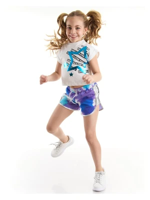 Denokids 2-częściowy zestaw "Blue Star" w kolorze fioletowo-biało-niebieskim rozmiar: 140