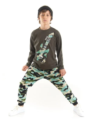 Denokids 2-częściowy zestaw "Camo Guitar" w kolorze błękitno-oliwkowym rozmiar: 104