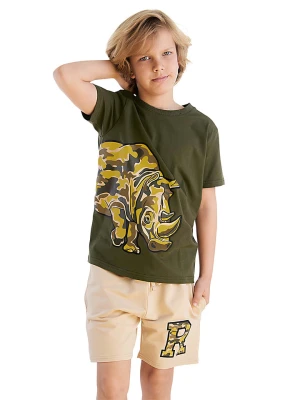 Denokids 2-częściowy zestaw "Camo Rhino" w kolorze oliwkowo-beżowym rozmiar: 140