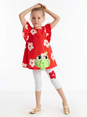 Denokids 2-częściowy zestaw "Frog" w kolorze czerwono-białym rozmiar: 128