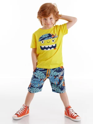 Denokids 2-częściowy zestaw "Hawaian Pirate" w kolorze żółto-niebieskim rozmiar: 110