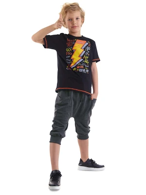 Denokids 2-częściowy zestaw "Loading" w kolorze czarno-antracytowym rozmiar: 134