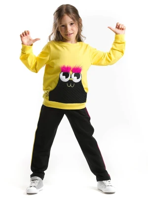 Denokids 2-częściowy zestaw "Mr Eye Bow" w kolorze żółto-czarnym rozmiar: 80