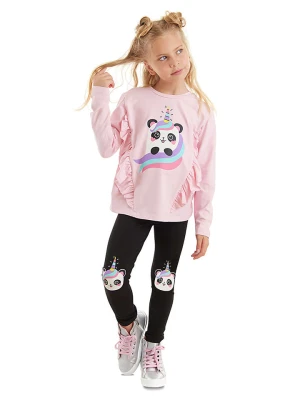 Denokids 2-częściowy zestaw "Panda Unicorn" w kolorze czarno-jasnoróżowym rozmiar: 116