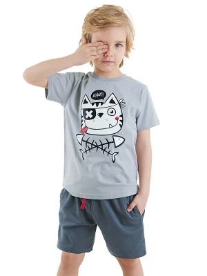 Denokids 2-częściowy zestaw "Pirate Cat" w kolorze szarym rozmiar: 92