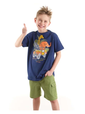 Denokids 2-częściowy zestaw "Safari" w kolorze niebiesko-zielonym rozmiar: 104