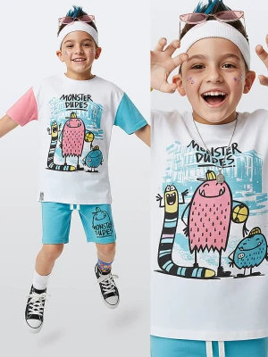 Denokids 2-częściowy zestaw w kolorze biało-błękitnym rozmiar: 110