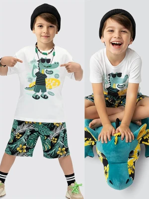 Denokids 2-częściowy zestaw w kolorze biało-czarnym rozmiar: 122
